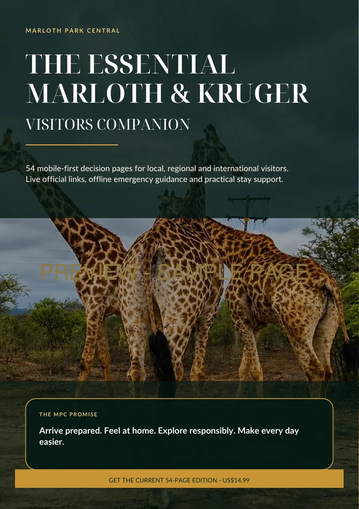 Cover of The Essential Marloth & Kruger Visitors Companion Premium V4.1